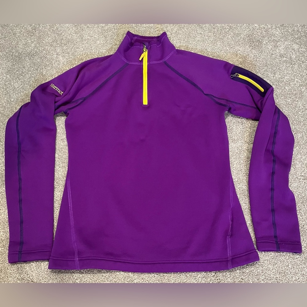 Marmot Women’s 1/4 zip fleece baselayer-small